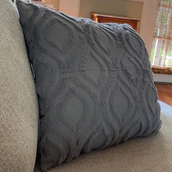 Decorative Pillow Covers Set Boho Gray Soft Accent Couch Cottage Decor 18x18 - Picture 6 of 9